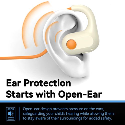 ANCwear Kids Open Ear Headphones, Wireless Bluetooth 5.4 Sports Ear Headphones, 17g Lightweight IPX6 Waterproof 24H Playtime for Kids,Students