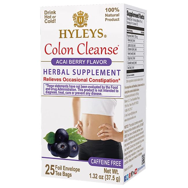 Hyleys Colon Cleanse Acai Berry 25 Count (Pack of 12)