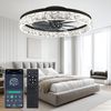 Ceiling Fan with Light (Black)