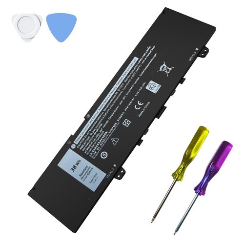 Gihebac F62G0 39DY5 Laptop Battery for Dell Inspiron 13 7000 7370 7373 7380 7386 5370 2-in-1 P83G P87G P91G P83G001 P83G002 P87G001 F62GO 0F62G0 39DY5 039DY5 RPJC3 0RPJC3 Vostro 13 5370 38Wh 11.4V