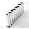 1/2" Drive Deep Socket CHROME Wrench Set 9 pc SAE Standard Automotive Shop Tool
