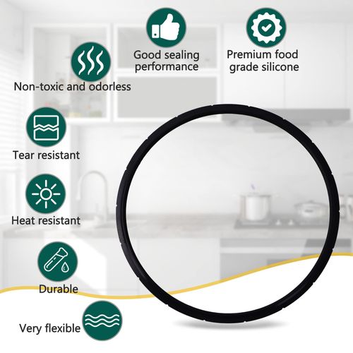 2 09985 Pressure Canner Sealing Ring Gasket for presto 01745 01751 01755 01781 01782 01784 Pressure Cooker 16 18 23 Quart Including Overpressure Plug