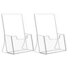 HIIMIEI Freestanding Brochure/Leaflet Holder A4 2 Pack