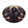 Book Lover Gothic Bookworm Reading Skull Bones Librarian PopSockets Adhesive PopGrip