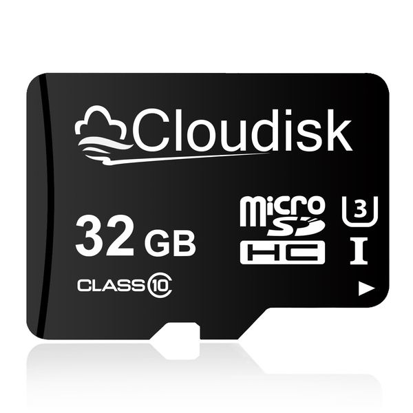 Cloudisk Micro SD Card 32GB Micro SDHC Memory Card C10, U3, 32GB