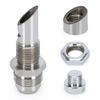 Universal SS Exhaust Vacuum Scavenger Crankcase Vent CCV Kit Catch Can Vent