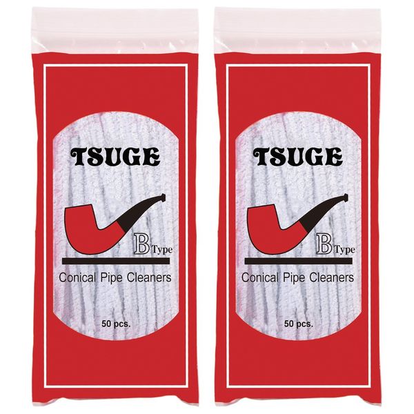 Tsuge Boxwood Molle Cleaner, B Type, 50 Pieces, #70210 x 2 Packs