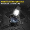 4-Side H4 9003 LED Headlight High Low Beam Conversion Kit Canbus 6000K HID White