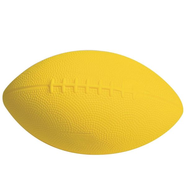 S&S Worldwide Junior Size Molded Foam Football. Bright Yellow Ball is 8-1/2" Long. Lightweight, Soft Foam Ball Eliminates Fear of Catching a Football. Perfect for Kids.