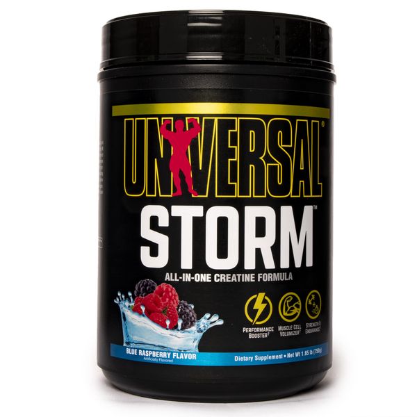 Universal Nutrition Storm Blue Raspberry Powder 827g