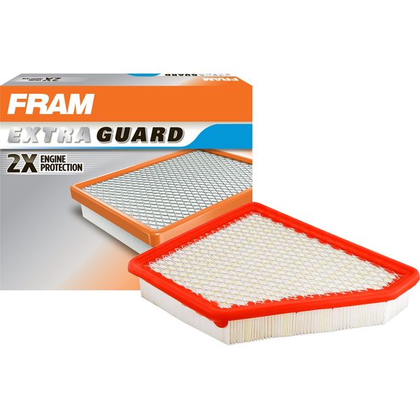 FRAM Extra Guard CA10465 Replacement Engine Air Filter for Select Chevrolet and GMC Models, Provides Up to 12 Months or 12,000 Miles Filter Protection