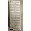 (200) Weekly Time Clock Cards, Numbered Days, Acroprint Amano Lathem Etc...