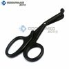 BLACK TACTICAL Fluoride Coated Trauma Shears Utility Bandage Scissors Shears 5.5