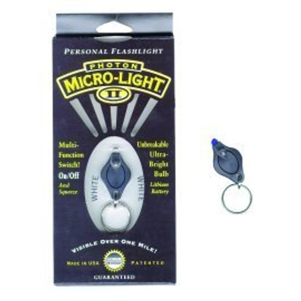LRI PBK Photon II LED Keychain Micro-Light, Blue Beam