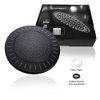 BRIGHT SHOWERS Rain Shower Head, 9 Inch High Pressure Waterfall Showerhead with Adjustable Angle and Anti-clogging Silicone Nozzles, Luxury Bathroom Overhead Shower, Oil-Rubbed Bronze