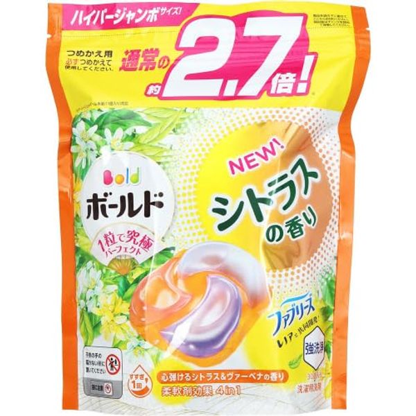 P&G Bold Gel Balls 4D Citrus Hyperjumbo 30 Count