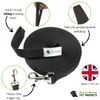 Maximum Pet Products Black Dog Training Lead 200ft/60m