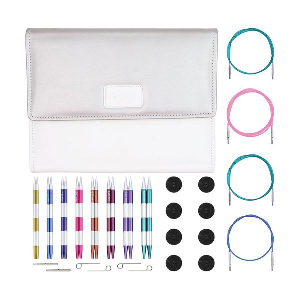 KnitPro KP42140 Stricknadelset, Aluminium, Bunt, Diverse