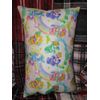 NEW Handmade Easter Care Bears Travel throw Nap pillow 13"X9"