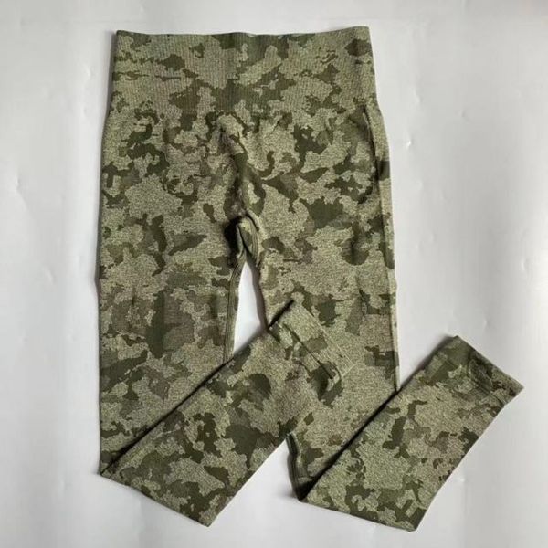 Women Leggings 2021 Camouflage Seamless Sports Gym Yoga Clothing Camo High Waist Workout Workout Fitness Booty Pants Activewear