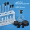 sourcing map Rubber Tapered Plug Set 10 Sizes Solid Test Tubes Bungs Stopper Black for Lab Home 20in2 Sets