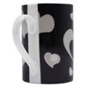 ko-nittu (Konitz) Mug Silver Hearts