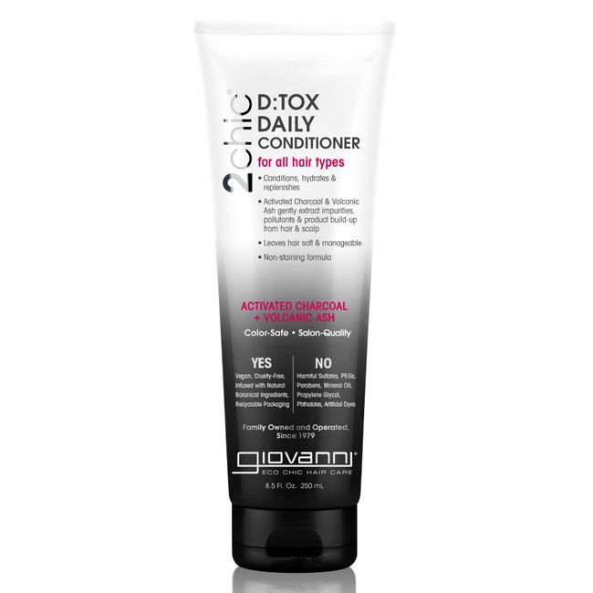 giovanni 2chic charcoal ash conditioner treatment 250mL