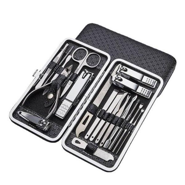 [Other] High-strength stainless steel nail care set 19 types of nail self-managing tools (WE5C30B)