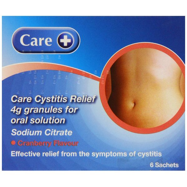 Care Cystitis Relief Granules for Oral Solution, 6 Sachets