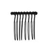 VOCOSTE Non Slip Hair Side Comb Accessories Metal Black Hair Side Comb Retaining Hair Clips 3.3cm 12pcs