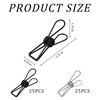 TVSVKWE 50 Metal Clips, Office Storage Tools, Folders, Study And Office Supplies, Multi-Function Clips.