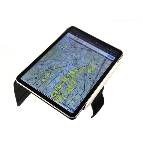 Crystal Pilot Magnetic Folio Kneeboard and Large VFR/METAR Cheat Sheet. Compatible with 10.9 in 5th Generation_iPad_Air