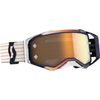 Scott Prospect Amplifier MX Goggle Cross/MTB Glasses Blue/White/Gold Chrome Works