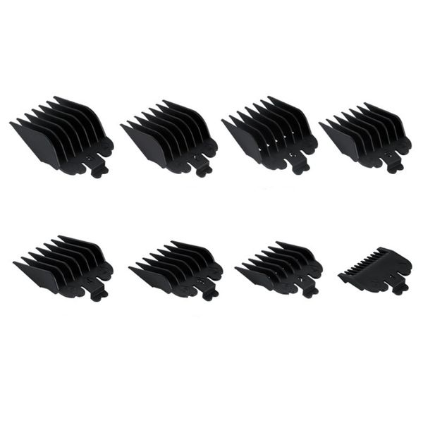 8 Pcs Professional Hair Clipper Combs Guides, Wahl Replacement Guards Set #3171-400 – 1/8” to 1” Fits Most Size Wahl Clippers/Trimmers