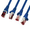 1CONN Cat6 network cable 30m blue Ethernet cable Lankabel Cat6 Lan network cable Sftp Pimf patch cable 1000 Mbit s