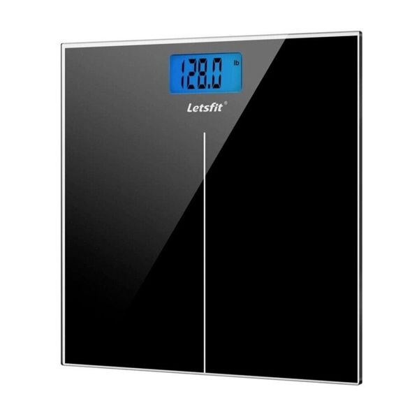 Letsfit Digital Body Weight Scale, Bathroom Scale with Large Backlit Display