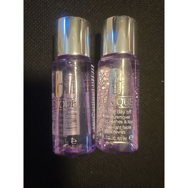 2 x Clinique Take The Day Off Makeup Remover Lids, Lashes & Lips = 3.4oz 100ml