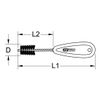 KS Tools 201.1208 8mm Copper Pipe Internal Cleaner