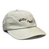 Vivian Flytrap Unisex Plot Twist Washed Embroidered Dad Baseball Cap - Cream