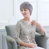 Priscilla A-111 All Wig, Mrs. Minimalist Short, Heat Resistant, TGH, Gray Hair