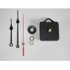 Quartz Clock Quiet Movement (Long Spindle) and hands set (Black, 110mm hands)