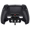 eXtremeRate Graphite Carbon Fiber Programable RISE4 Remap Kit for PS5 Controller BDM-010 BDM-020 Models, Upgrade Board & Redesigned Back Shell & 4 Back Buttons for PS5 Controller