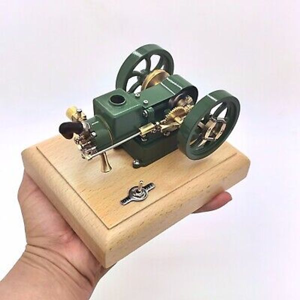 Mini Hit Miss Engine M17 Vintage Gasoline Engine Model Kit Water-Cooled Gift Toy