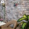 Dundee Deco 3D Wall Panels Brick Effect - Cladding Red Brown Grey Stone Look Wall Paneling, Styrofoam, Sample, Size 10 x 10 in.