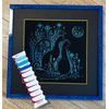 RIOLIS Blackwork kit 2173 Cats. Moonlight