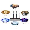 Stage Wireless Microphone System 2CH UHF Handheld Adjustable Musical Microphones