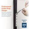 Super Heavy Duty Extra Large Strap Hanger - 2 Pack - 4 Hole D-Ring Hanger