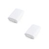 Replacement Part - 2x Xbox 360 Wireless Controller White Color Battery Back Cover Pack