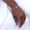 jewellerybox Sterling Silver Four Leaf Clover 7 Inch Bracelet