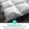 APSMILE Luxurious Feathers Down Full Queen Duvet Insert Comforter, White